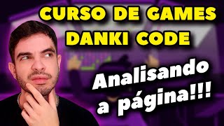 Desenvolvimento de Games Danki Code - Analisando a página do curso