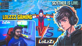 1 More Time 4v4 Fight in Custom🫣 [2 Times] | LoLzZz Gaming Vs Scyther is Live🚀 | New Video