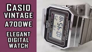 Vintage Casio A700WE-1AEF digital watch review #casio #casiowatch #watchreview #gedmislaguna