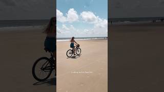 Biking on the beach on Hilton Head Island, SC - Nothing better than this little life 🐚🌴🫶🏼 #shorts