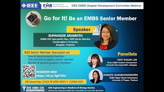 Go for It! Be an EMBS #SeniorMember