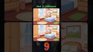 😱🧠Find 12 Differences in 10 seconds| Test Your IQ Level #iqtest #findthedifference