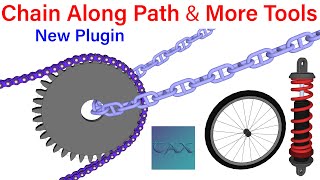 Chain Along Path & More Utilities in SketchUp - Plugin Tax_Engineering - Part 2 of 3