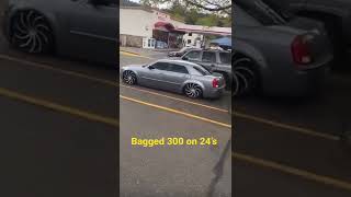 CHRYSLER 300 BAGGED ON 24’s #chrysler300#chrysler300c#chrysler300on24’s