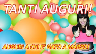 Tanti auguri! | Giochiamo insieme a casa al gioco del SEMAFORO | Auguri ai bimbi nati a Marzo!