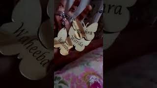 Butterfly 🦋 name keychain ( creative gift by AFB )