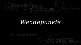 Analysis - Kurvendiskussion: Wendepunkte