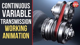 Continuous Variable Transmission Working and Animation