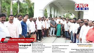 Congress leader  M Hanumant Rao asked the officials & contractors to start all the pending works