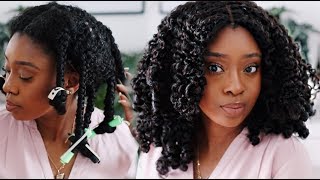 Classic Braid & Curl on Natural Hair Wig| HerGivenHair