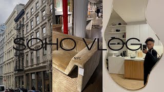 SOHO Nyc vlog | shopping in soho | cb2 | groceries | korean bbq in Queens, ny | entry 7