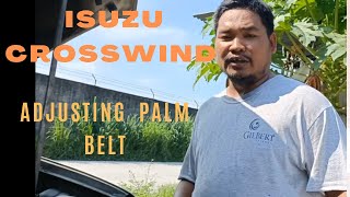 Isuzu crosswind tamang adjust ng palmbelt