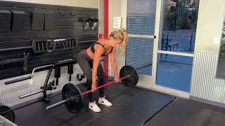 Barbell Bent Over Row, 1 1/4 reps, PG