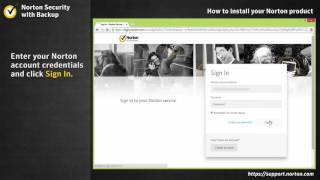 How to install Norton security products