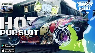 NFS MOBILE • HOT PURSUIT MODE | 60 FPS GAMEPLAY | DOWNLOAD LINK