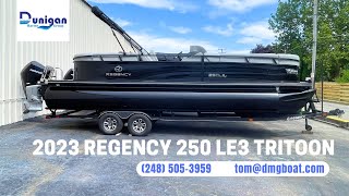 [SOLD] 2023 Regency 250 LE3 Tritoon Virtual Video Tour