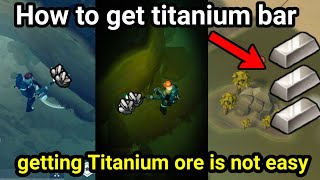 How to get Titanium ore Ldoe || How to get titanium bar || #lastdayonearth #ldoe  #Royal_Manab