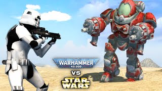 STAR WARS vs WARHAMMER 40K: Galactic Empire vs Adeptus Mechanicus - Men of War: Assault Squad 2