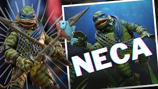 NECA TMNT X Monsters | Creature Leonardo Action Figure! Live Clips!