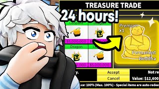 Trading PERMANENT BUDDHA For 24 Hours In Blox Fruits (Roblox)