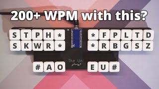 200+wpm with this? | Stenography & Plover