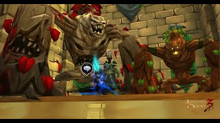 AQ3D Battleon Museum: Greenguard Exhibit - Groove Stalker & Overgrown Stalker #aq3d #museum #exhibit