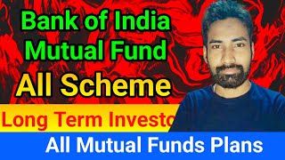 All Bank of India Mutual Fund scheme Name || Bank of India Mutual Fund