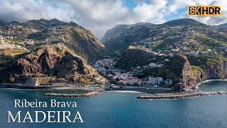 Ribeira Brava  -  Ribeira Brava Beach -  Madeira  -  Portugal  8K