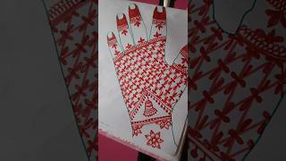 Best easy mehndi design art by pencil shading for the beginners #shorts #art #youtubeshorts #short