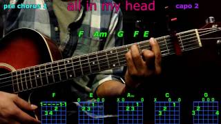 all in my head flex fifth harmony guitar chords