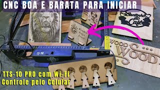 Veja Uma Cnc Laser Boa Barata e Corta Bem Madeira e Custa Menos R$1400. CNC TTS 10 pro Twotrees