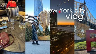 NYC winter vlog: vessel dinner ,time square ,Roosevelt,pizza #vlog #nyc #winter