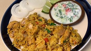 Chicken biryani recipe | Chicken biryani in pressure cooker