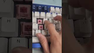 Sarokeys Strawberry Wine - Clacky! #keebs #mechanicalkeyboard #mechanicalkeyboards #keyboardswitch