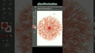 How To Create flower in Illustrator Using Blend Tool #shorts#ytshorts#subscribe#viralshorts#youtube