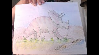 How to Draw a Triceratops