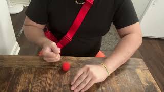 Sponge ball trick