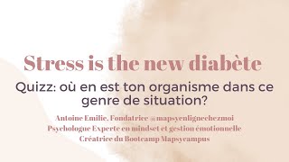 Analyse ta manière de gérer ton stress avec ce quizz psychologie live