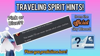 OFFICIAL DISCORD HINT DROPPED! TS Prediction! What is the next Traveling Spirit Sky CotL #skycotl