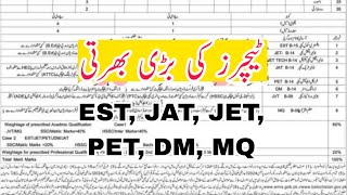 EST JEST JET JAT EST JVT Jobs 2024 | elementary school teacher jobs