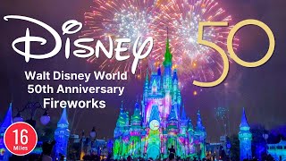 Disney World Magic Kingdom Fireworks - 50th Anniversary Celebration