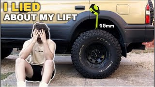 I LIED ABOUT MY LIFT