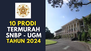 10 PRODI TERMURAH DI UGM JALUR SNBP TAHUN 2024