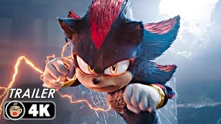 SONIC THE HEDGEHOG 3 "Shadow" Reveal Trailer (2024) 4K ULTRA HD