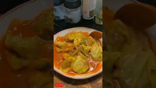 It's simple and delicious! Super delicious vegetarian wontons