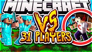 31 VS 1 EPIC SKYWARS TOURNEMENT! - Minecraft Hypixel Skywars