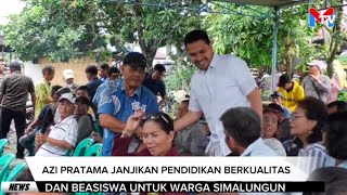 Temu Ramah dengan Warga Dolok Panribuan, Azi Prioritaskan Pendidikan, Infrastruktur Dan Kesehatan