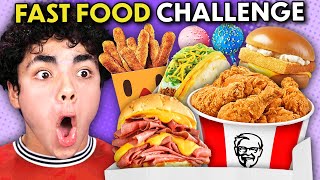 Teens Fast Food Mystery Box Challenge!