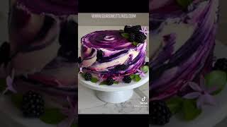 Blackberry Marble Cake