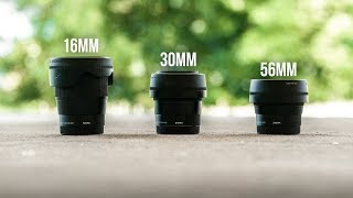 Sigma 16mm, 30mm, and 56mm, Which to buy? | Best Prime Lenses for Sony APSC